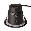 Outdoor Ceiling recessed luminaire VARU QPAR51 DL, GU10, Mounting � 7.5cm, IP20/65, black