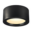 LED Ceiling luminaire LED SURFACE MOUNT SPOT 1800lm, round, 48 LED, 3000K, black
