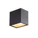 LED Au�enwandleuchte SITRA S WL UP/DOWN, IP65 IK05, 11W 3000/4000K (CCT Switch) 1100/1270lm 2x105�, schaltbar, anthrazit