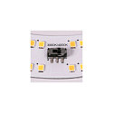 SLV LED Wall and Ceiling luminaire LIPSY 40 Drum, IP44, 3000/4000K, � 35cm, 18W, white