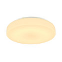 LED Outdoor Wall and Ceiling luminaire LIPSY 50 Drum, IP44, 3000/4000K, � 40cm, 21W, white
