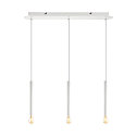 SLV Pendant luminaire FITU PD, E27, length 40cm, pendulum 250cm, open cable end, white