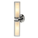 Wall luminaire WL 106 Bathroom-/Mirror luminaire, double glass, 2x E14, IP44, chrome