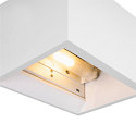 SLV Wandleuchte PLASTRA QT-DE12 WL Gipsleuchte, R7s 118mm, wei�