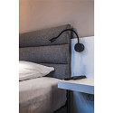SLV Premium LED Displaylamp DIO FLEX PLATE, with flex arm and switch, 1.9W 45�, 4000K 70lm, black