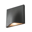 SLV LED Outdoor Wall luminaire VILUA I WL, IP54, 16W 3000K 405lm 100�, anthracite