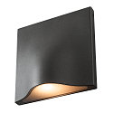SLV LED Outdoor Wall luminaire VILUA II WL, IP54, 16W 3000K 810lm 100�, anthracite