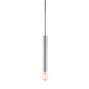 SLV Pendant luminaire FITU PD, 500cm pendulum, E27 max. 60W, brushed aluminum