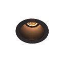 SLV LED Deckeneinbauleuchte HORN MAGNA, 7.7W 3000K,, 415lm 25�, Schwarz
