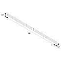 SLV S-TRACK 3-Phase High voltage track 200cm, DALI controllable, white