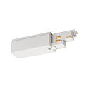 DALI controllable Feed-In for S-TRACK, Earth right, white