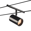 LED Wire luminaire for 12 Volt voltage wire system TENSEO NOBLO Spot, 36�, 2700K, black