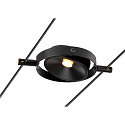 SLV LED Seilleuchte DURNO f�r TENSEO Niedervolt-Seilsystem, 9W, 2700K, 360lm, schwarz