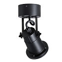 SLV Outdoor Wand-/Deckenstrahler NAUTILUS WL-CL, IP54 IK02, GU10 QPAR51 max. 11W, dreh- und schwenkbar, Schwarz matt