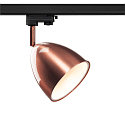 3-Phasen-Strahler PARA CONE 14, GU10 QPAR51 max. 25W, inkl. Adapter, Kupfer / innen wei�