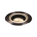 LED Bodeneinbauleuchte DASAR� 270 LED Au�enleuchte, rund, symmetrische Abstrahlung, 30W, IP65/IP67, schwarz, Edelstahl, 3000K