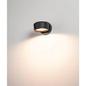 LED Au�enstrahler ESKINA SPOT SENSOR CCT, IP54 IK02, 14.5W 3000/4000K 95�, verstellbar, dimmbar, anthrazit, mit Sensor