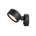 LED Au�enstrahler ESKINA SPOT SENSOR CCT, IP54 IK02, 14.5W 3000/4000K 95�, verstellbar, dimmbar, anthrazit, mit Sensor