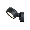 SLV LED Au�enstrahler ESKINA SPOT SENSOR CCT, IP54 IK02, 14.5W 3000/4000K 95�, verstellbar, dimmbar, anthrazit, mit Sensor