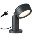 SLV LED Outdoor luminaire ESKINA 30 POLE LED Floor lamp, 14,5W, 95�, 3000/4000K, 1000lm, IP65, dimmable, anthracite