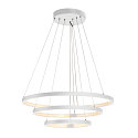 SLV LED Pendelleuchte ONE TRIPLE DALI, 65W 3000/4000K 3900/4200lm, DALI dimmbar, Wei�