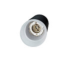 SLV Aufbau-Downlight ASTINA, Zylindrisch, GU10 QPAR51, schwarz