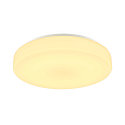 SLV LED Wall-/Ceiling luminaire LIPSY 50 DRUM DALI CW LED, 21W, 120�, 3000/4000K, 2400lm, IP44, white