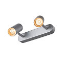 SLV LED Ceiling luminaire NOBLO II LED Spot, 16W, 36�, 2700K, 1200lm, gray