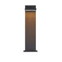 SLV Outdoor LED Stehleuchte ABRIDOR POLE 60, IP55 IK03, 12W 3000/4000K (CCT Switch) 980lm, schwenkbar, anthrazit, 60cm