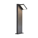 SLV Outdoor LED Stehleuchte ABRIDOR POLE 60, IP55 IK03, 12W 3000/4000K (CCT Switch) 980lm, schwenkbar, anthrazit, 60cm