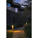 SLV Outdoor LED Stehleuchte ABRIDOR POLE 60, IP55 IK03, 12W 3000/4000K (CCT Switch) 980lm, schwenkbar, anthrazit, 60cm