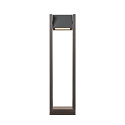 SLV LED Outdoor luminaire QUAD POLE LED Floor lamp, 18W, 100�, 3000K, 1550lm, IP65, anthracite