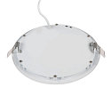 SLV LED Ceiling recessed luminaire SENSER 18 LED, round, 950lm, IP20, white, 3000K
