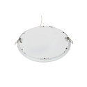 SLV LED Ceiling recessed luminaire SENSER 24 LED, round, 1200lm, IP20, white, 3000K