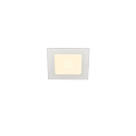 LED Ceiling recessed luminaire SENSER 12 LED, square, 440lm, IP20, white, 3000K