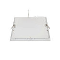 SLV LED Ceiling recessed luminaire SENSER 24 LED, square, 1200lm, IP20, white, 3000K