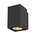 SLV Premium-LED Outdoor Wall luminaire ENOLA SQUARE SINGLE CCT, IP65 IK02, M-size, 10W 3000 / 4000K 720 / 820lm 38�, CRi>90
