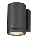 Outdoor LED Au�enwandleuchte ENOLA ROUND SINGLE CCT, IP65 IK06, CRi>90, Anthrazit, Gr��e M, 10W 3000/4000K 720/820lm 38�