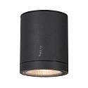 Premium-LED Outdoor Deckenleuchte ENOLA ROUND CCT, IP65 IK02, Gr��e M, 10W 3000/4000K 700/800lm 38, CRi>90, Anthrazit