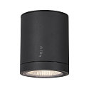 SLV Premium-LED Outdoor Ceiling luminaire ENOLA ROUND CCT, IP65 IK02, M-size, 10W 3000 / 4000K 700 / 800lm 38, CRi>90, anthracite