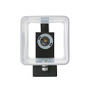 SLV Wall luminaire QUADRASS SPOT Indoor, E27, with LED Spot 2W, 3000K, 200lm, black