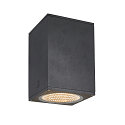 Premium-LED Outdoor Deckenleuchte ENOLA SQUARE CCT, IP65 IK02, Gr��e L, 35W 3000/4000K 2500/2800lm 38�, CRi>90, Anthrazit