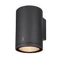 Outdoor LED Au�enwandleuchte ENOLA ROUND SINGLE CCT, IP65 IK06, CRi>90, Anthrazit, Gr��e L, 35W 3000/4000K 3100/3400lm 38�