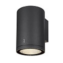 SLV Premium-LED Outdoor Wall luminaire ENOLA ROUND SINGLE CCT, IP65 IK02, L-size, 35W 3000 / 4000K 3100 / 3400lm 38�, CRi>90