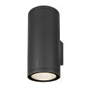 SLV LED Au�enwandleuchte ENOLA ROUND UP/DOWN CCT, IP65 IK06, CRi >90, anthrazit, Gr��e L, 55W 3000/4000K 5400/6000lm 2x38�
