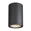 SLV Premium-LED Outdoor Ceiling luminaire ENOLA ROUND CCT, IP65 IK02, L-size, 35W 3000 / 4000K 2500 / 2800lm 38, CRi>90, anthracite