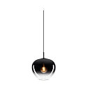 SLV Pendant luminaire PANTILO CONVEX 29 Indoor, E27, chrome, open cable end