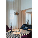 SLV Pendant luminaire PANTILO CONVEX 40 Indoor, E27, chrome, with canopy