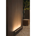 SLV Outdoor LED Profil-Leuchte GALEN 120 SP, IP65 IK03, 34W 3000/4000K (CCT Switch) 3100lm, neigbar, durchverdrahtet, anthrazit