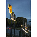 SLV Outdoor LED Profil-Leuchte GALEN 120 SP, IP65 IK03, 34W 3000/4000K (CCT Switch) 3100lm, neigbar, durchverdrahtet, anthrazit
